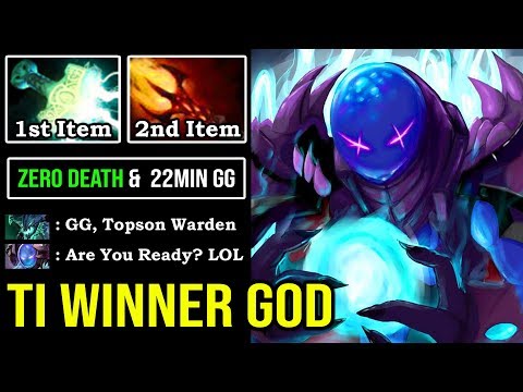 This is HOW a TI Winner Warden Destroyed Pro OD with Zero Death + Micro Like a God 22Min GG DotA 2