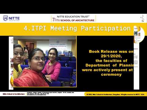NITTE School of Architecture, Planning & Design Bangalore Extra Curriculars video thumbnail 1