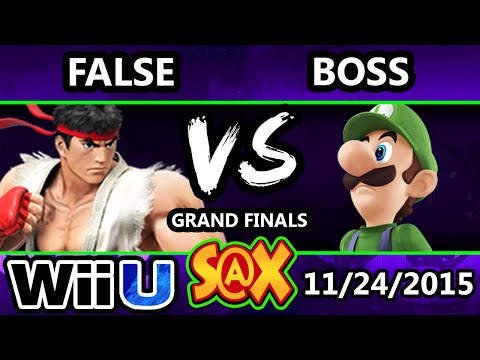 S@X 125 - LoF | False (Ryu) Vs. Boss (Luigi) SSB4 Grand Finals - Smash Wii  U - Smash 4