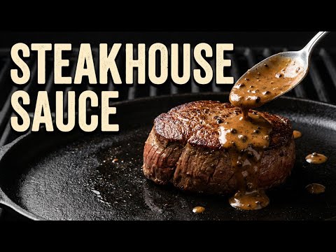 How to Make the BEST Peppercorn Steak Sauce