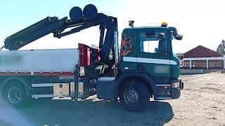 Scania P310 6x2 *DUMPER + crane PK 20002 *GRAB *REACH 16.9m kipper | Foto 4 - Autoline