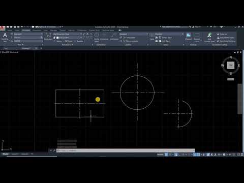 46- Center Line | AutoCAD 2020 from Basic to Advance Features