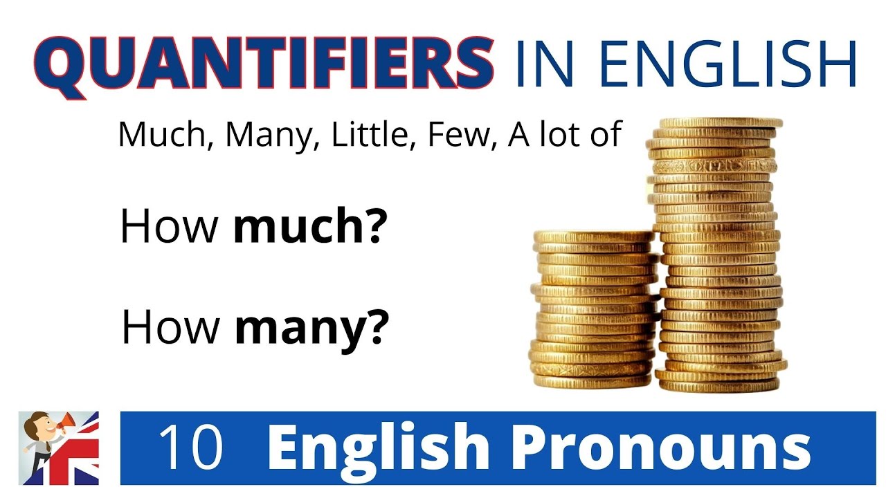 Quantifiers– Much, Many, Little, Few– English pronouns – English grammar