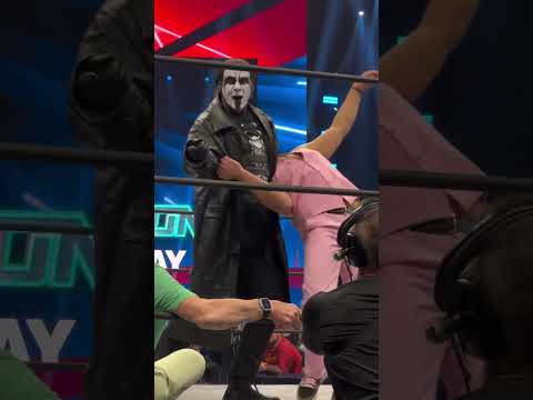 The Most ICONIC Entrance In Wrestling #shorts #sting #aew #wwe #wrestling #wcw #youtubeshorts