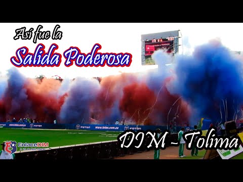 "LA SALIDA PODEROSA DEL EQUIPO DEL PUEBLO FRENTE AL TOLIMA" Barra: Rexixtenxia Norte &bull; Club: Independiente Medellín