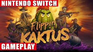Flippin Kaktus Nintendo Switch Gameplay