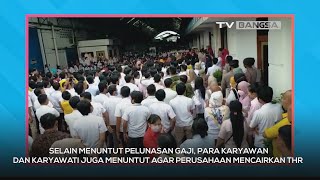 Gaji Nunggak 5 Bulan, Buruh Pabrik di Pasuruan Mogok Kerja