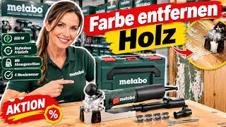 Farbe entfernen Holz: Metabo Lackfräse LF 850 S im Test!