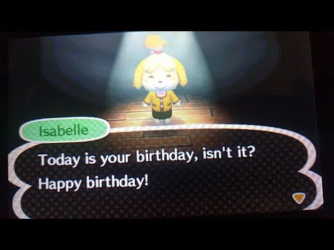 The Animal Crossing: New Leaf Birthday Experience