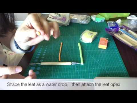 Polymer Clay: succulent plants 软陶多肉