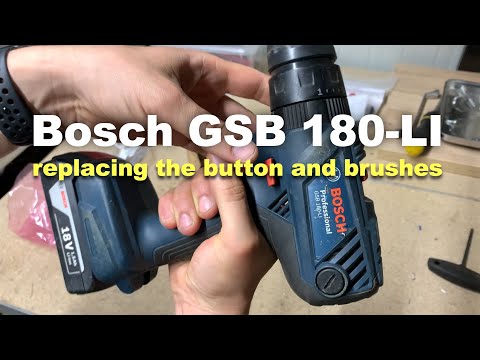 I Brought Back to Life Bosch GSB 180-LI | Electronic Module and Brushes | Saved $$$