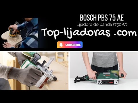 Miniatura del v&iacute;deo sobre la lijadora Bosch PBS 75 AE