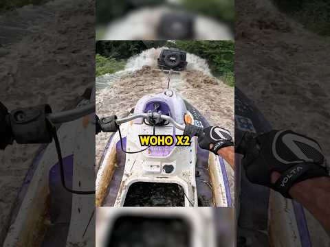 Biker Rides Jetski !😱