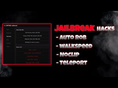 Roblox Jailbreak Gui Hack Script Autorob - roblox jailbreak auto rob hack