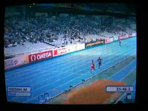 Mo Farah Wins 10000m European Athletics 2010 .MOV