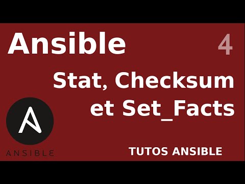 ANSIBLE 4 MODULES STAT CHECKSUM ET SET FACTS