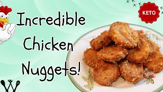 Fast & Easy Keto Chicken Nuggets | Perfect Air Fryer Recipe!