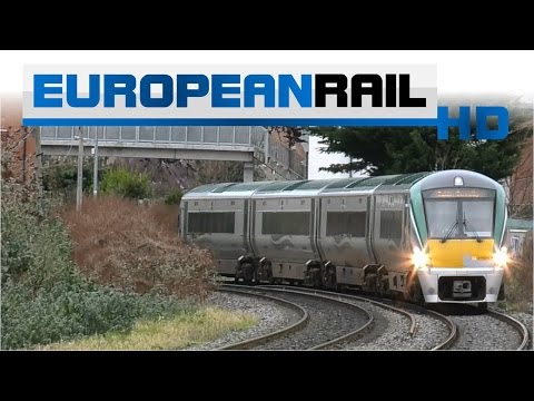 Iarnród Éireann Irish Rail ICR 22000 DMU 22021 passes Drumcondra Station