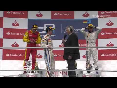 GP2 2012 German Grand Prix Podium