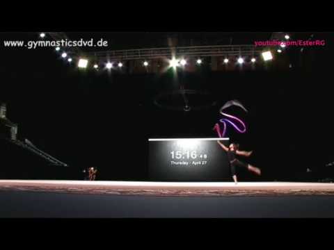 Victoria Filanovsky Ribbon Podium Training - World Cup Baku 2017