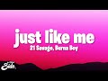 21 Savage, Burna Boy, Metro Boomin - just like me (Lyrics)