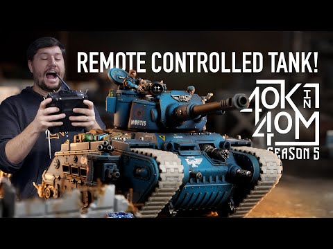 It Moves! Astra Militarum vs Adeptus Mechanicus. Warhammer 40k in 40m.