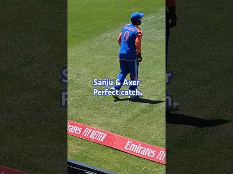 Axar Patel's Perfect Catch with Sanju Samson | Cricket Highlights | NYC DESI एनवाईसी देसी