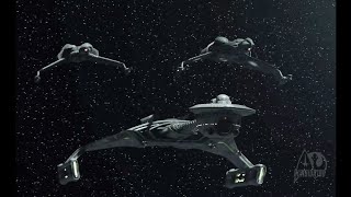 SUPER FAN-VERSE Klingon Patrol Flyby
