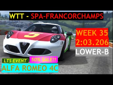 WTT 8/29/22 - Alfa Romeo 4C at Spa-Francorchamps