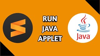 How to Run Java Applet Program in Sublime Text Editor ?