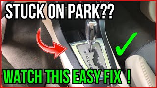 How to fix car stuck on park ( easy fix for Dodge Avenger and Sebring )