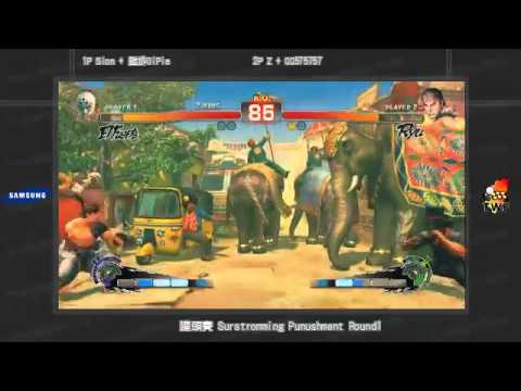 GiPie(EL) Sion000316(EL) vs qq575757(RY) zhieeeeep(ZA) - SSF4 Punish Tourney #2 ~ Top8
