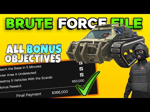 The Brute Force File All Bonus Objectives Guide (Full Stealth) in GTA Online Agents of Sabotage