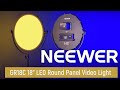 Introducing the NEEWER GR18C 18" LED Round Panel Video Light