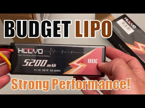 Hoovo 3s 5200 mAh 80C Review - Excellent Budget 3s LIPO that Performs Well