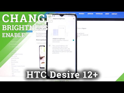 How to Activate Auto Brightness on HTC Desire 20+ - Enable Auto Brightness