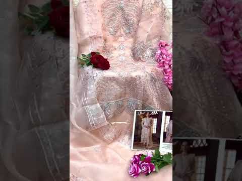 Elaf G-171 Organza Wholesale Pakistani Salwar Suit – product video thumbnail