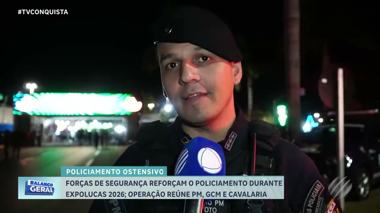 Segurança reforçada marca o 4º dia da Expolucas 2026 em Lucas do Rio Verde