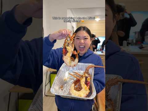 This is everything I ate at a Māori family dinner! 🦞🐟