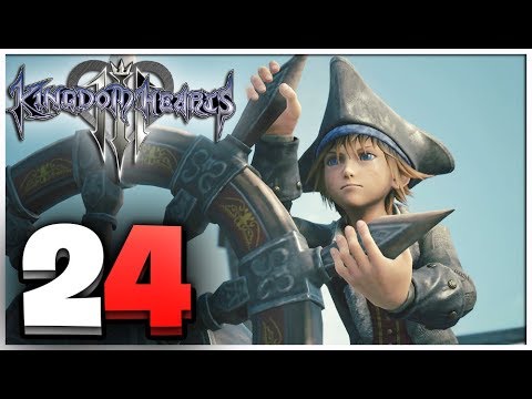 Kingdom Hearts 3 Walkthrough Part 24 Naval Battle at Port Royal (PS4 Pro Gameplay)