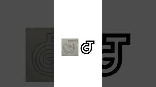 Vetorização de esboço de logo geométrico com grid no Illustrator [Monograma G+ T]