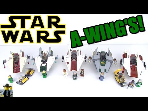 Star Wars Lego A-Wing Starfighters!!!