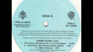 Gina G - Gimme Some Love  (Fitch Bros. Symphony No. 4 In B Flat Minor) [1997]