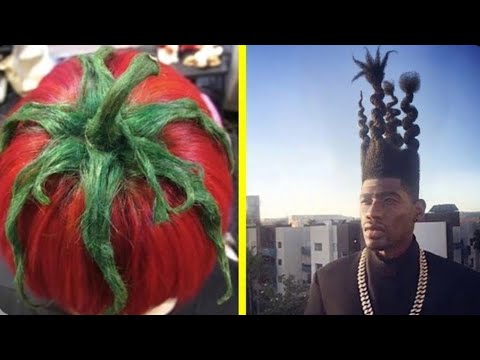 7 NAJDZIWNIEJSZYCH FRYZUR Z INTERNETU, NIE UWIERZYSZ W NUMER TRZY 🤯💇‍♂️