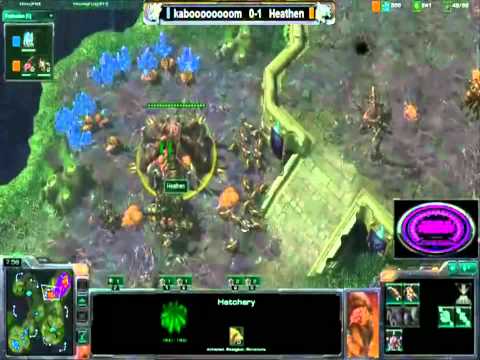 WQT Round 5 SemisB - Game 2 - Heathen V kaboooooooom -Starcraft 2