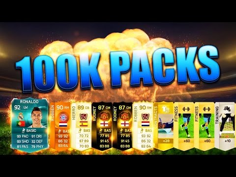 Fifa 15 OMFG Greatest & Luckiest Pack Opening Ever Ronaldo Legend Many Robbens Ultimate Team
