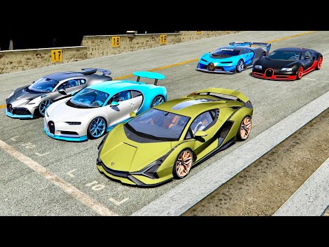 Lamborghini Sian vs Bugatti Hypercars - Silverstone