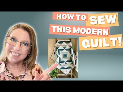 Make this beautiful, easy Percussion quilt with me! Free quilt tutorial.