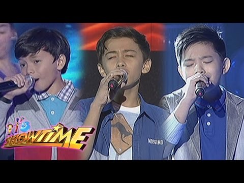 Luke, Francis and Benedict perform on It's Showtime