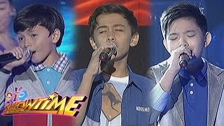 Luke, Francis and Benedict perform on It's Showtime